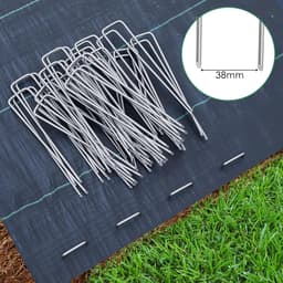 Grondankers 150 x 25 mm - Gegalvaniseerd staal - Roestvrij en duurzaam - Voor het fixeren van onkruiddoek - ShopVlot — thumbnail 3