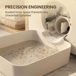 Universele Lekbak Wasmachine - Afvoerbak voor wasmachine - Opvangbak Tegen Lekkage - Voorkomt waterlekkage op de vloer - Voor eenvoudige installatie - Voorkomt effectief overstroming door water — thumbnail 3