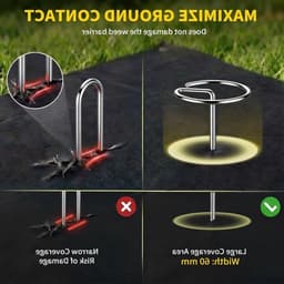 Grondankers voor Worteldoek - 100 Stuks Ø 4 mm - Duurzaam, Weerbestendig en Sterk — thumbnail 3