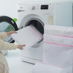 Extra Grote Waszak Met Rits - 3 Stuks - 60 x 60 cm - Voor Gordijnen, Jassen, Tapijten En Beddengoed - Beschermend Wasnet Voor Wasmachine — thumbnail 3