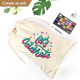 Waszak voor wasgoed - Grote reistas met trekkoord - 70 x 45 cm - Ideaal voor camping, studentenslaapzaal en huisopslag — thumbnail 3