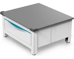 Wasmachine Verhoger - Droger Onderstel - Huishoudelijk Gemak - Met Uittrekbare Lade - Max 250 Kg - Wit