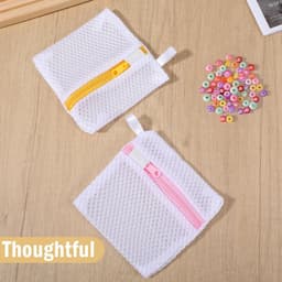 Set van 4 Was Pods met Anti-Stick Tas en Kleine Gaaswaszakken voor Delicate Kleding, Ideaal voor Mini Wasmachines en Bescherming tegen Degradatie — thumbnail 2