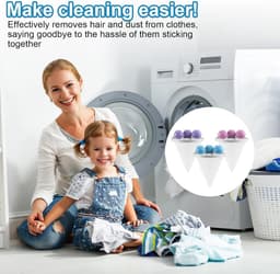 6 stuks filterzakken, wasmachine, haarverwijderaar, herbruikbare haarfilter, netzak, verwijdert dierenharen, pluisjes - ShopVlot — thumbnail 5