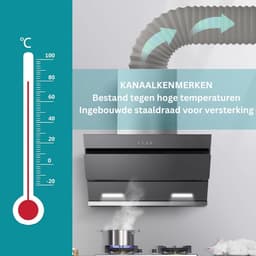 Afvoerslang PVC Aluminium - Ventilatieslang Flexibel - Lucht Afvoeren - Grijs — thumbnail 2