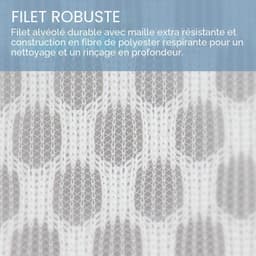 Thijox - 3 Waszakken met Honingraatstructuur, Sterke Ritssluiting, Wasnet voor Gevoelige Kleding, Ondergoed, Sokken, Beha's en Schoenen (30 x 40 cm) — thumbnail 3