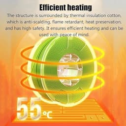 Filament Droger - 3D Print Droogkast - 3D Printen Optimaliseren - Instelbare Temperatuur - 200x73mm Rol Capaciteit - Transparant — thumbnail 3