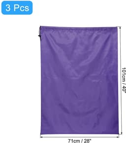 Omgoods - Set van 3 Waszakken met Trekkoord - Extra Groot voor Kleding, Kamperen en Reizen — thumbnail 2