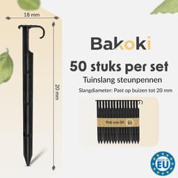 Grondankers set van 50 - 16-20 mm - micro-drip slang bevestiging - voorkomt draaien en verschuiven - ShopVlot — thumbnail 4