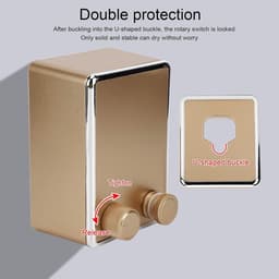 SnelShoppen - Retractable Clothesline Wandgemonteerd RVS Kleding Drooglijn Duurzaam Binnen Buiten Inklapbaar Gold — thumbnail 3