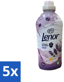 5 x Lenor – Wasverzachter – Lavender & Kamille – 56 Wasbeurten – 1176 ml - Wasverzachter - Lavendel - Kamille - Wasgeur - Wasverzachting — thumbnail 1