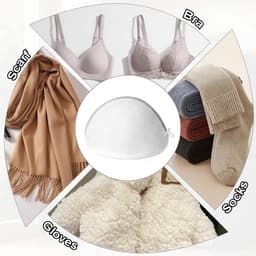 SnelShoppen - Set van 4 Wasnetten voor Beha's en Delicate Kleding - Ademend Polyester, Wasmachinebestendig, Ruimtebesparend, Herbruikbaar, 19x17 cm — thumbnail 3