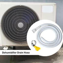 Vaatwasser Afvoer Verlengstuk - Lekvrije Verlengslang - Water Afvoeren - Flexibele Elastische Adapter - 2-3 meter - Grijs — thumbnail 2