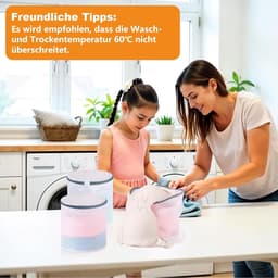 Thijox - 3 Stuks BH Waszak voor Wasmachine, 18 x 20 cm, Herbruikbare Waszakken met Verborgen Ritssluiting, Grijs, Ideaal voor Ondergoed en Sokken — thumbnail 4