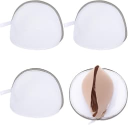 SnelShoppen - Pack van 4 Bra Waschnetten - Ondergoed Waszak met Rits - Lingerie Was Bescherming - Perfect voor Dames - 19x15 cm — thumbnail 1