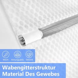 4-delige wasnetten voor de wasmachine, grote 50 x 60 cm waszakken met rits, ideaal voor shirts, jassen en handdoeken — thumbnail 2