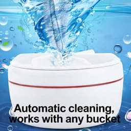 Mini draagbare ronde USB turbo ultrasone wasmachine – Compacte reinigingshulp voor sokken, ondergoed en kleine vaatjes voor thuis en op reis — thumbnail 2