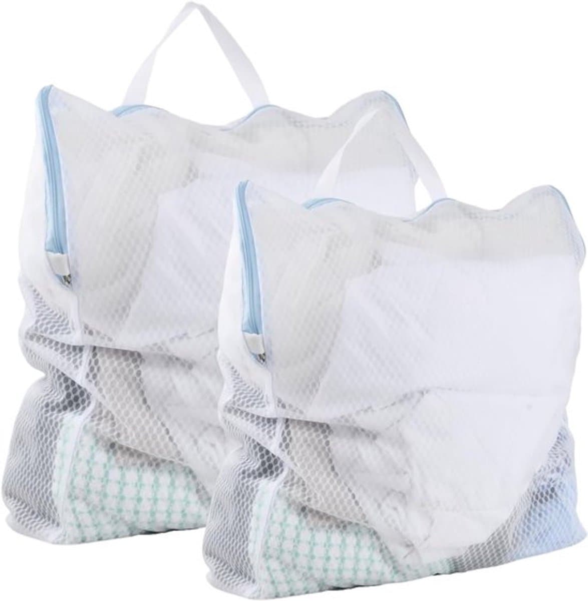 Gaas-waszakken - 4 waszakken - wasnet voor wasmachine - wasmachine-waszak - honingraat gaas-waszak - waszakken voor reizen - delicaat wasgoed - ondergoed - gordijnen - beddengoed — afbeelding 1