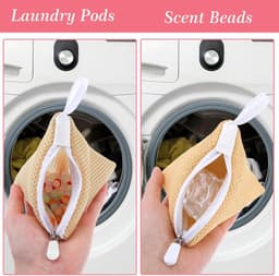 Mini wasnetjes 4-pack, kleine waszakken voor de wasmachine, ideaal voor delicate kleding en efficiënt wassen — thumbnail 2