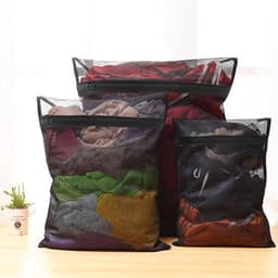 Set van 6 duurzame wasnetzakken met anti-vervorming, ideaal voor het beschermen van kleding in de wasmachine en het verlengen van de levensduur van textiel — thumbnail 2