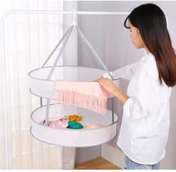 Dailygoods- Kruidendroogrek Opvouwbaar - Hangend Droogrek - Dubbellaags - Lichtgewicht Mesh - Ademend Ontwerp - Duurzaam Materiaal — thumbnail 3