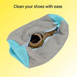 Dailygoods- Waszak Herbruikbaar - Waszak Schoenen Groot - Polyester - Rits - Scheurbestendig - Ademend Materiaal - Schoenwaszak — thumbnail 4