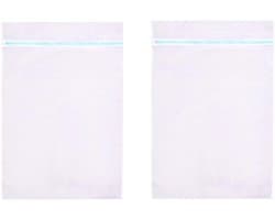 Dailygoods- Waszak Groot 60 x 80 cm - Waszakken voor Wasgoed - Mesh Waszak - Wasnet met Rits - Reistas voor Kleding - Ademend Materiaal