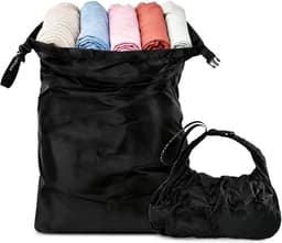 SnelShoppen - RANJIMA Waszak voor op reis, Waterdichte Opbergzak met Kliksluiting, Compressie-Reisorganizer, Vuilwaszak voor Zwemmen, Fitness, Reizen, — thumbnail 1