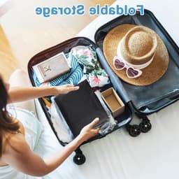 2 Stuks 60 x 90 cm Waszakken met Trekkoord, Ruime Waterdichte Waszak voor Kamperen en Thuisgebruik, Ideaal voor Reis en Organisatie van Vuile Kleding — thumbnail 4