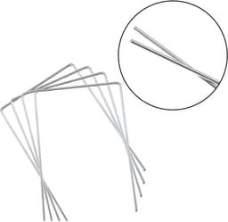 SnelShoppen - 50 Stuks Peat U-Pin Metalen Gegalvaniseerde Haringen voor Kunstgras, Tuin, Landschapsprojecten - Duurzaam, Herbruikbaar, 15 cm — thumbnail 2