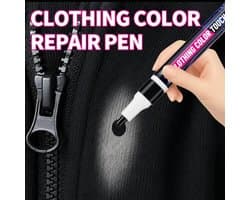 Zwarte Kleding Reparatiestift Textielstift Stift – Corrigeert Chloorvlekken, Verkleuring & Slijtage – Sneldrogend