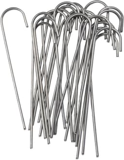 Verzinkte stalen pinnen, roestbestendige grondankers voor agrotextiel 15cm fi 3mm (50, J - 3 cm) - ShopVlot — thumbnail 1