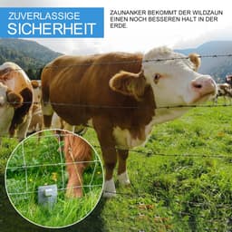 Omgoods - 30 Grondankers voor Wildfence - 33 cm Lange Gevlochten Verankeringen — thumbnail 2