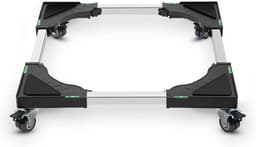 B D WEIBIDA wasmachineonderstel met 4 vergrendelbare wielen, draaglast 200KG wasmachineonderstel, verstelbare breedte 40-62cm, hoogte 11cm Onderkast voor wasmachines, koelkast, zwart — thumbnail 1
