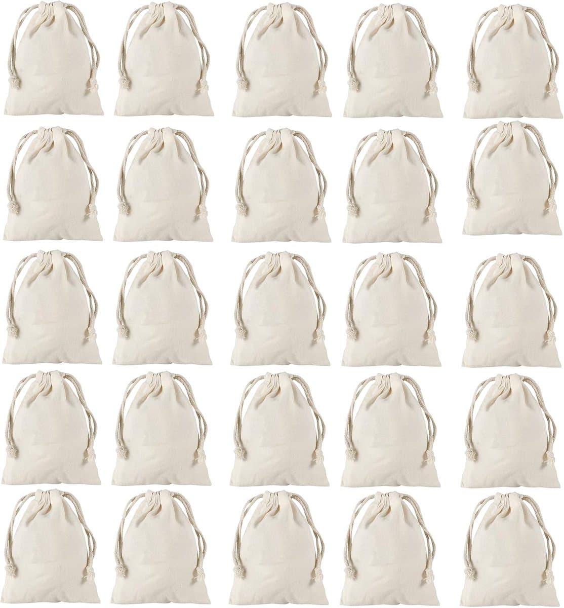 VIDA 25 stuks 10x14 cm set om te schilderen - geld tas - verjaardagstassen voor de verjaardag van kinderen DIY souvenirs voor huwelijksfeest in Natuur — afbeelding 1