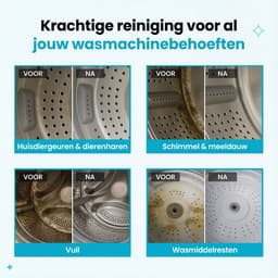 Pet sanify Wasmachine Reinigingstabletten - Verwijdert dierenhaar, bacteriën en geurtjes - Washing Machine Cleaner - 24 tabletten — thumbnail 3
