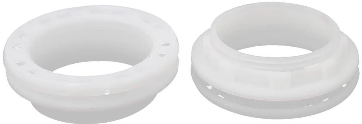 Wasmachine Waterstop - Afvoerstop Kuipstop - Lekkage Voorkomen - Universeel Passend - 85x63x28mm - Wit — afbeelding 1