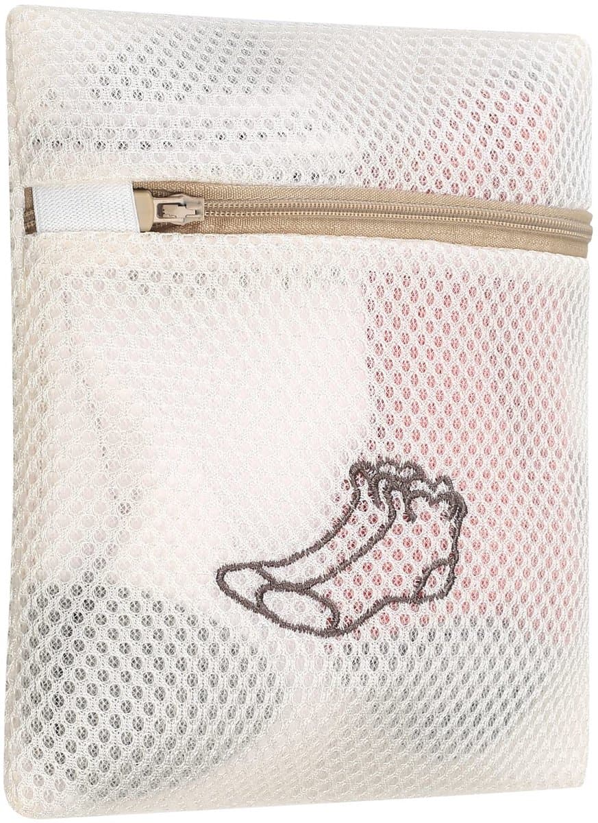 Waszakken voor wasmachine, waszak, waszak, waszak, waszak met ritssluiting, voor gevoelige jassen, beha, ondergoed, sokken, beha, 18 x 20 cm — afbeelding 1