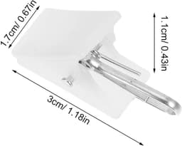 100 stuks- Wasknijpers-wasknijpers kunststof -wasknijpers groot-wasknijpers Metaal -Badlaken Knijpers -Strandlaken Knijpers-Handdoek Knijpers-Voor dagelijks wasgoed, strandhanddoek, badhanddoek--Winddicht- Anti Slip-Wit — thumbnail 5