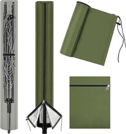 Rotating Clothesline Waterdichte Bescherming, 420D Sterk Oxford Stof, Met Rits en Trekkoord voor Buitengebruik, Ideaal voor Tuin en Kledinglijn — thumbnail 4