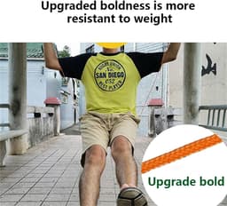 Uittrekbare Waslijn - Droogtouw Intrekbaar - Was Drogen Buiten - Winddicht Antislip - 1 meter - Lichtblauw — thumbnail 3