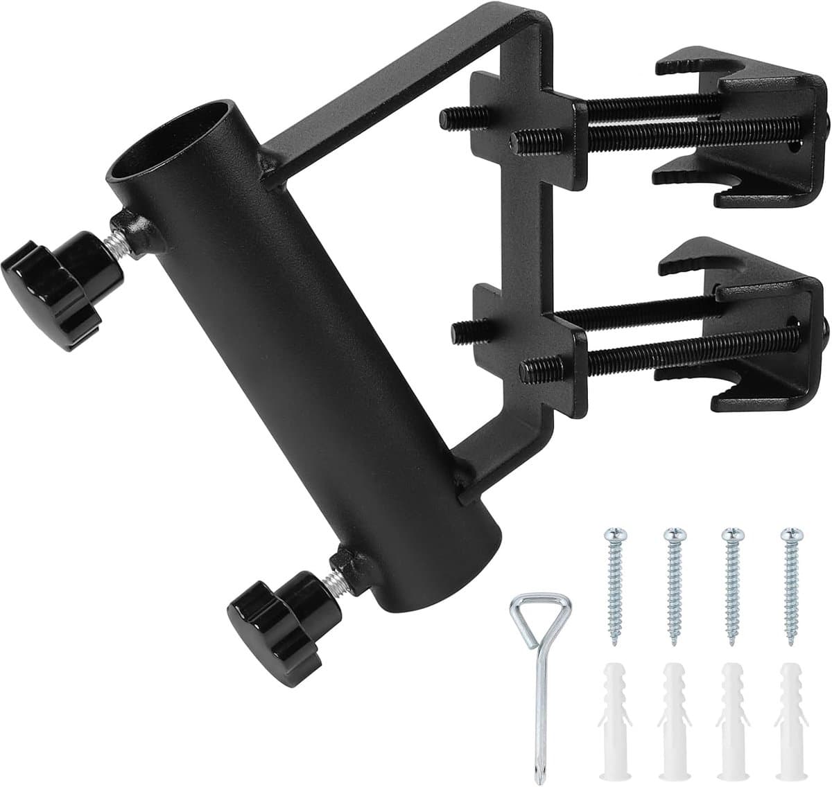 Vlaggenstokhouder ⌀3cm - carbon staal - wandmontage - ideaal voor balkon en truck - ShopVlot — afbeelding 1