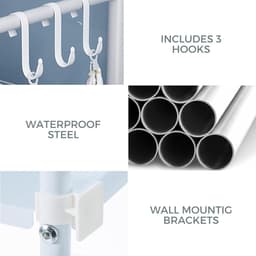 Rekken boven wasmachine - waterdichte opbergplank - multifunctioneel - bespaar ruimte met 3 planken - ShopVlot — thumbnail 3