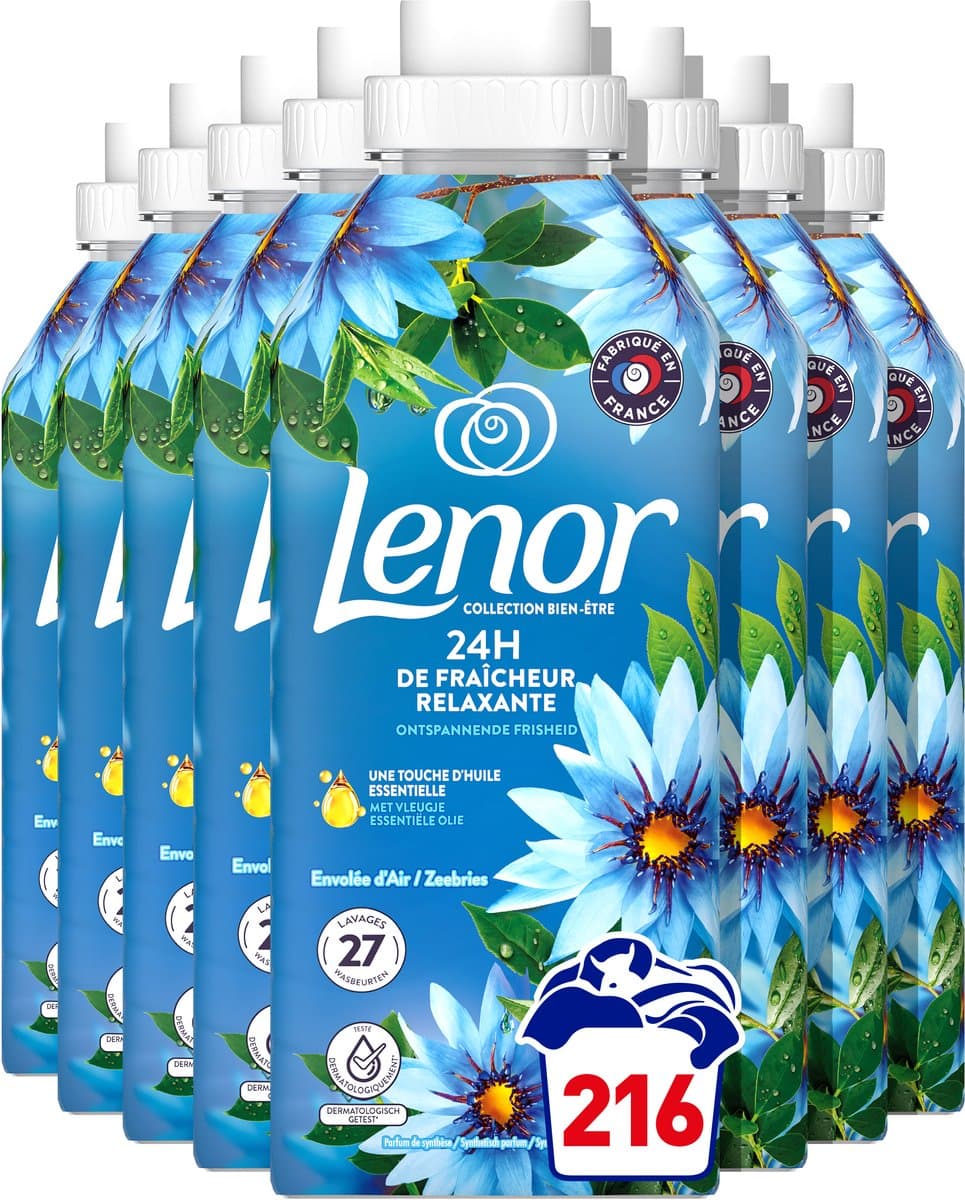 Lenor Wasverzachter Zeebries - 8 x 27 Wasbeurten - 8 x 567ML — afbeelding 1