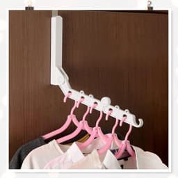 Inklapbaar Droogrek - Uitklapbaar Kledingrek Wand - Wandkapstok - 5 Gaten - Wasrek Inklapbaar - Kast Organizer - Droogrek - Opvouwbaar Staand Kleding Wasdroogrek — thumbnail 3