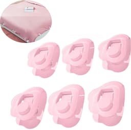 6 stuks Dekbedpinnen - Bed Sheet Holders - Quilt Clips - Dekbedovertrek Clips - Attachment Comforter - Quilt Fixing Clips - Om rommelige lakens te organiseren — thumbnail 1