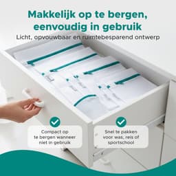 Living Direct Waszak set 7 stuks Waszakjes met Rits - Waszakken voor Wasgoed met Waszak Groot en Waszakjes - Wasnetjes met Rits, geschikt voor Lingerie en BH - Laundry Bag - Wasnetten — thumbnail 2