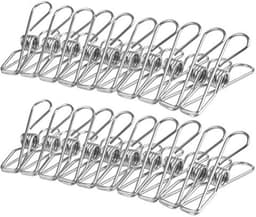 60 Stuks Roestvrij Stalen Wasknijpers voor Kleding en Decoratie — thumbnail 1