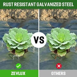 Allecto plus - Tuinharingen van Verzinkt Staal, 50 Stuks - Bestand tegen Roest, voor Onkruiddoeken, Bevestigingsharden — thumbnail 5
