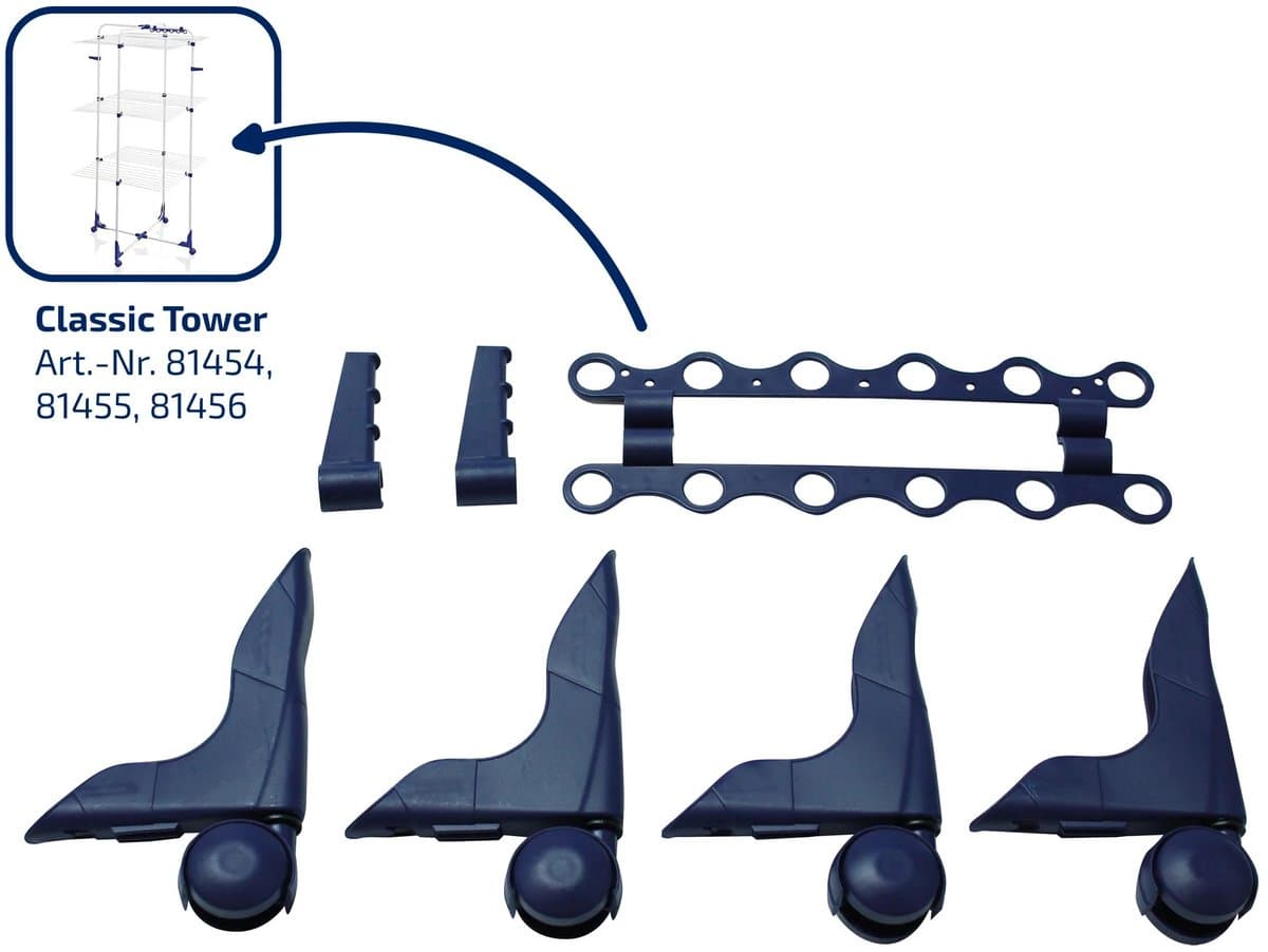 Leifheit accessoireset droogtoren - Classic Tower - 270, 340 en 450 — afbeelding 1